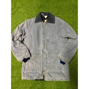 Vintage Carhartt Lined Zip Up Jacket Blue